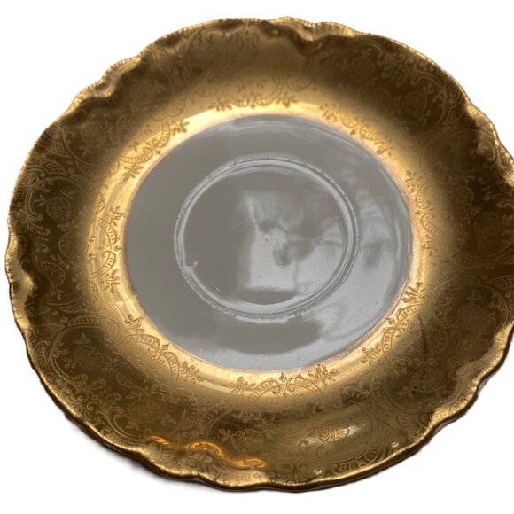 22KT Gold Teacup/Espresso and Saucer, Radisson W.S. George Quality Fine China - Picture 4 of 7